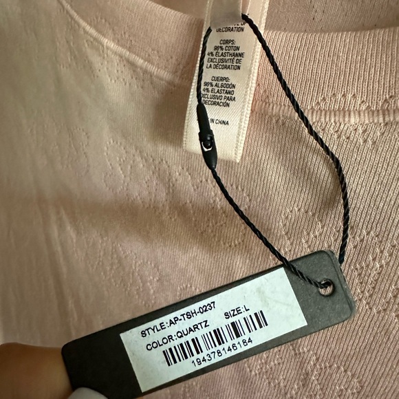 NWT Skims Logo Pointelle T-Shirt - Picture 7 of 8